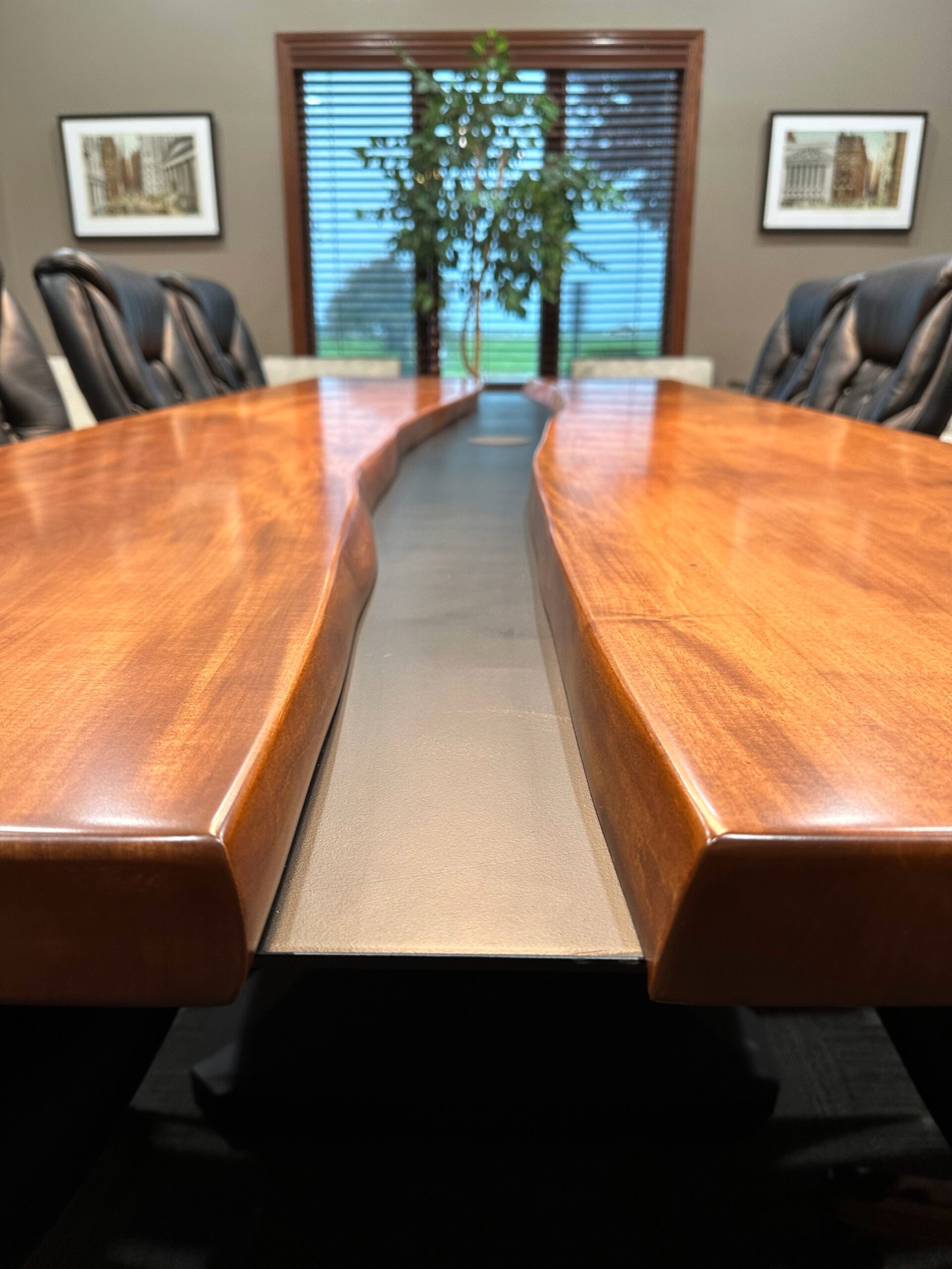 Live Edge Slab Conference Table